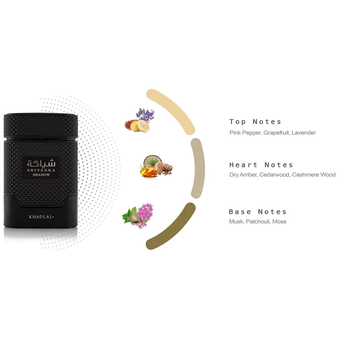 Shiyaaka Shadow 100ml EDP | Khadlaj